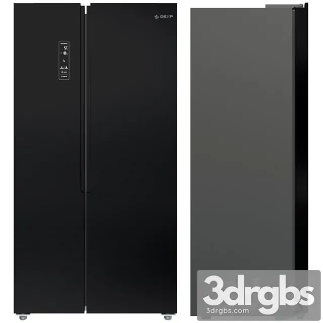 Refrigerator Multi Door Side by Side DEXP SBS455AHA 3dsmax Download