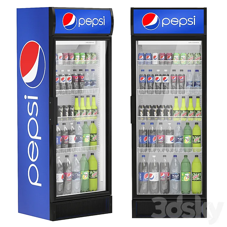 Refrigerator Pepsi 3DS Max