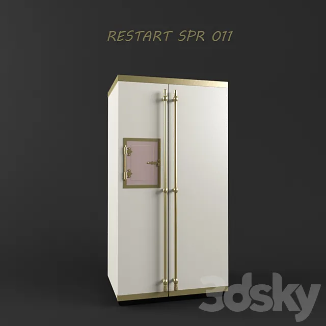 Refrigerator RESTART SPR 011 3DS Max Model