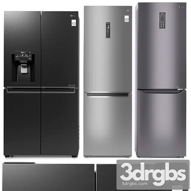 Refrigerator set lg 4