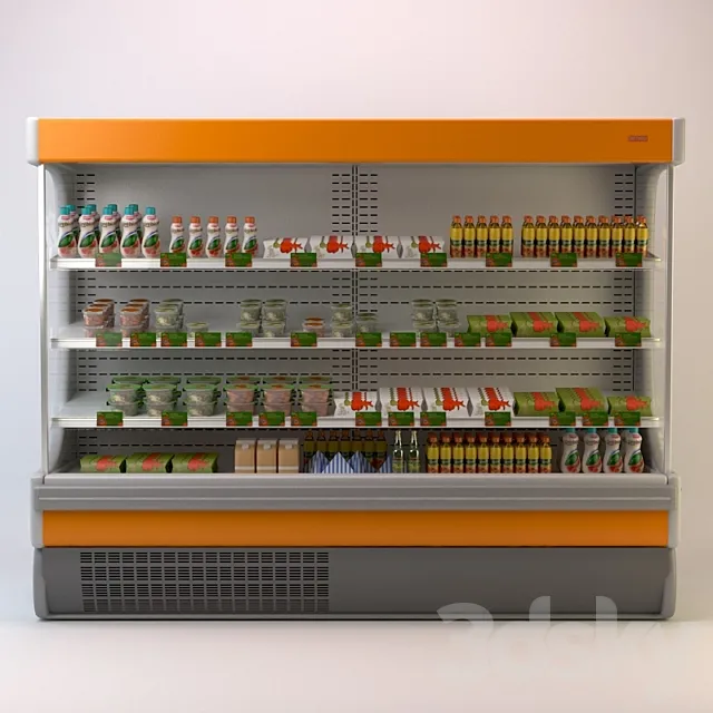 Refrigerator showcase 3DSMax File