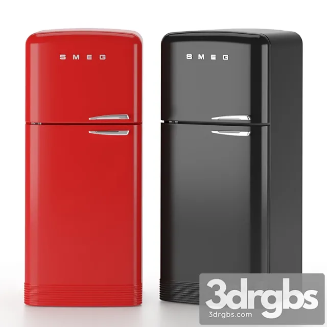 Refrigerator Smeg FAB 50 LCRB 3dsmax Download