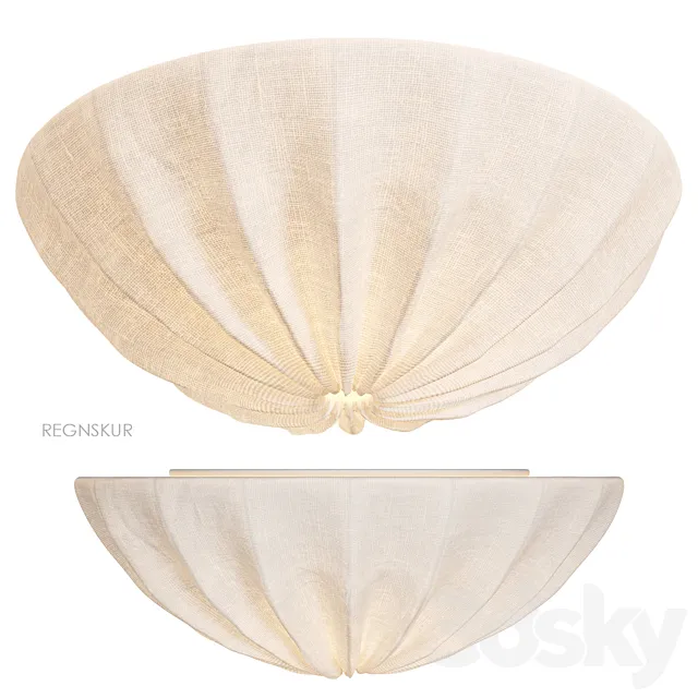 REGNSKUR IKEA Ceiling lamp 3DS Max Model