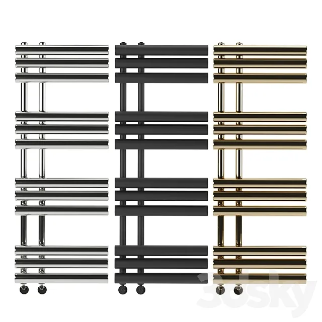 Reina Grace Towel Radiator Set 3ds Max