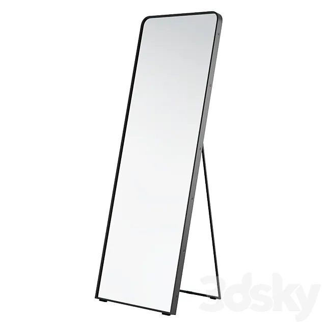 Rejuvenation metal framed Easel floor mirror 3DS Max Model