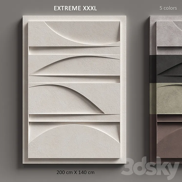 Relief EXTREME XXXL 3DS Max