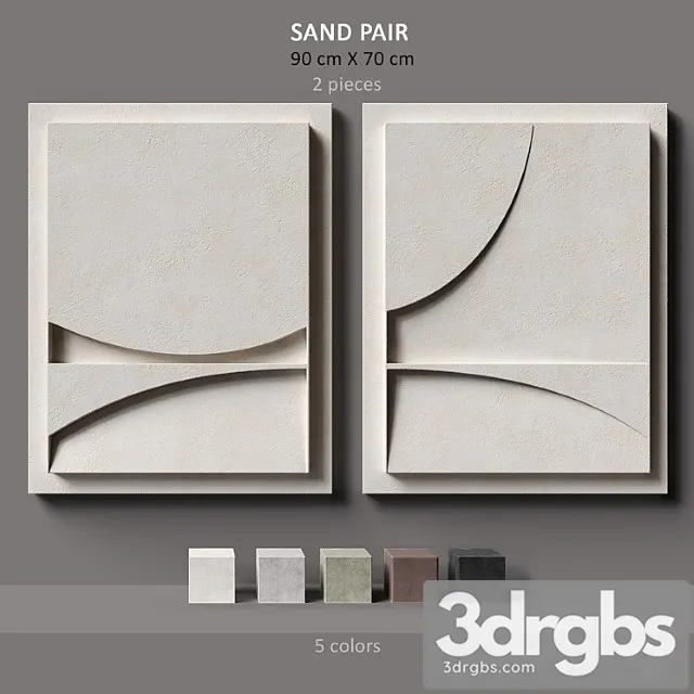 Relief sand pair