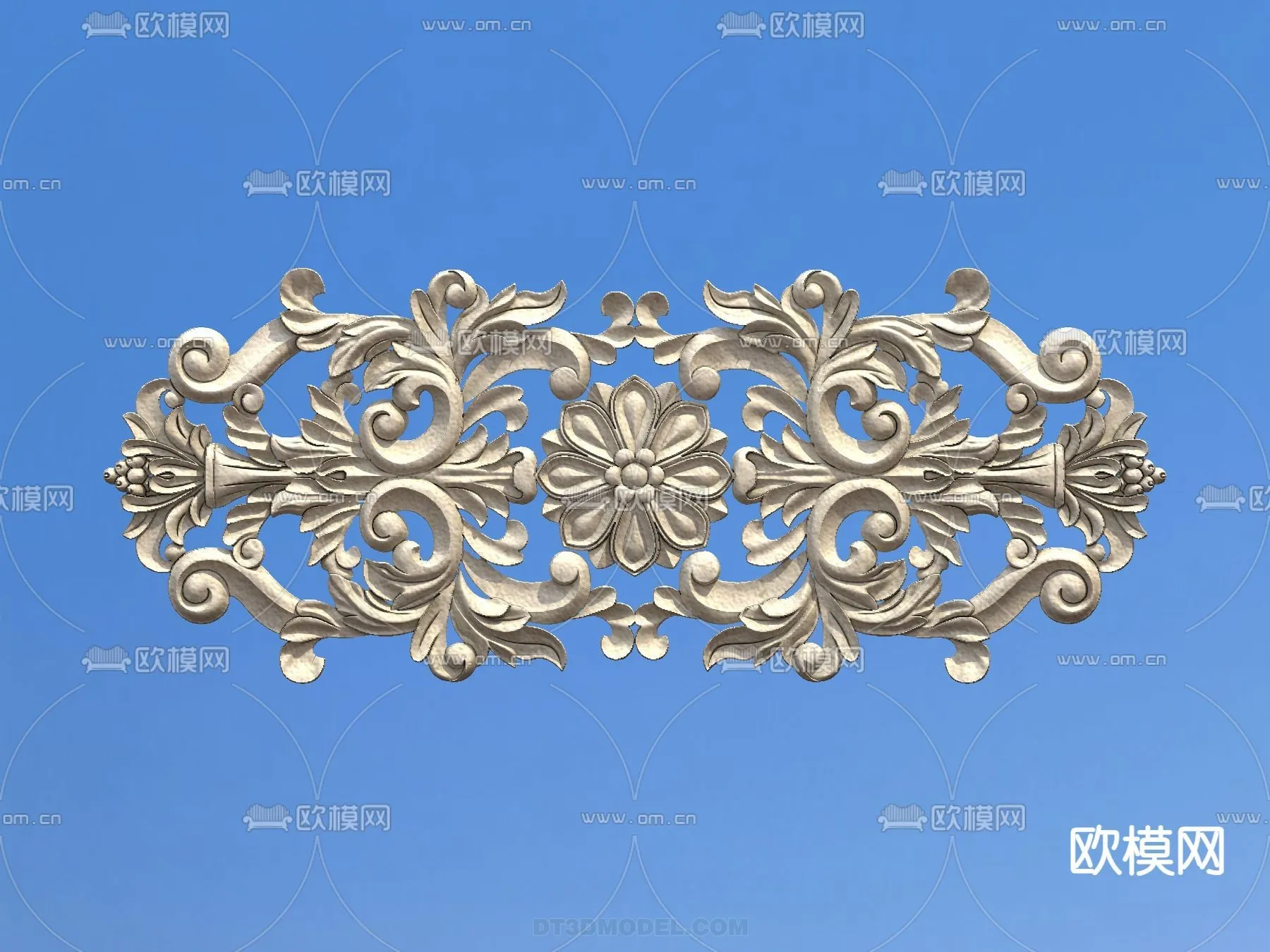 Relief with Pattern – 3D Models for Interior Decoration – 006