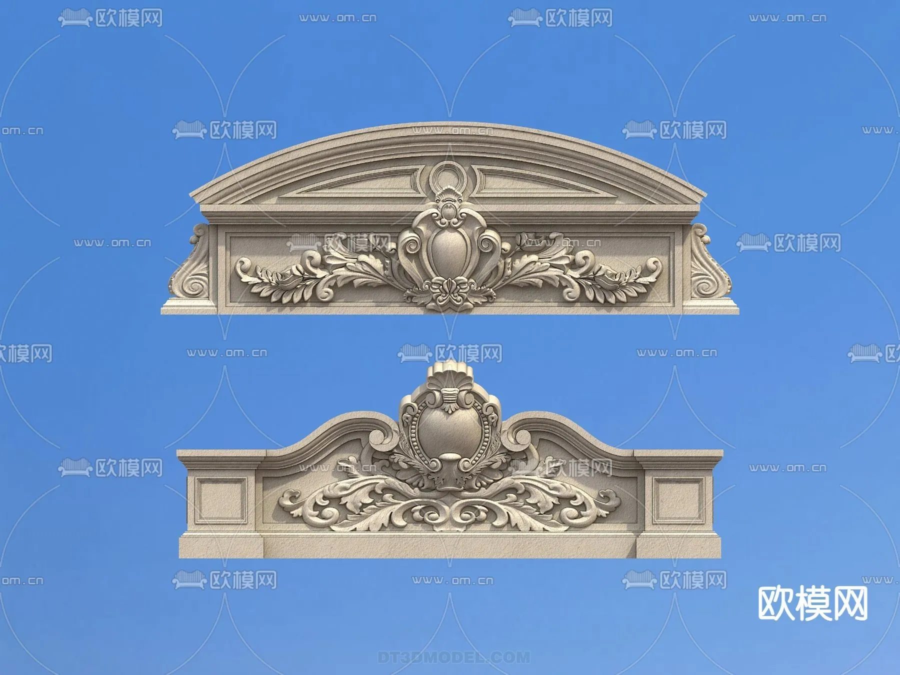 Relief with Pattern – 3D Models for Interior Decoration – 041