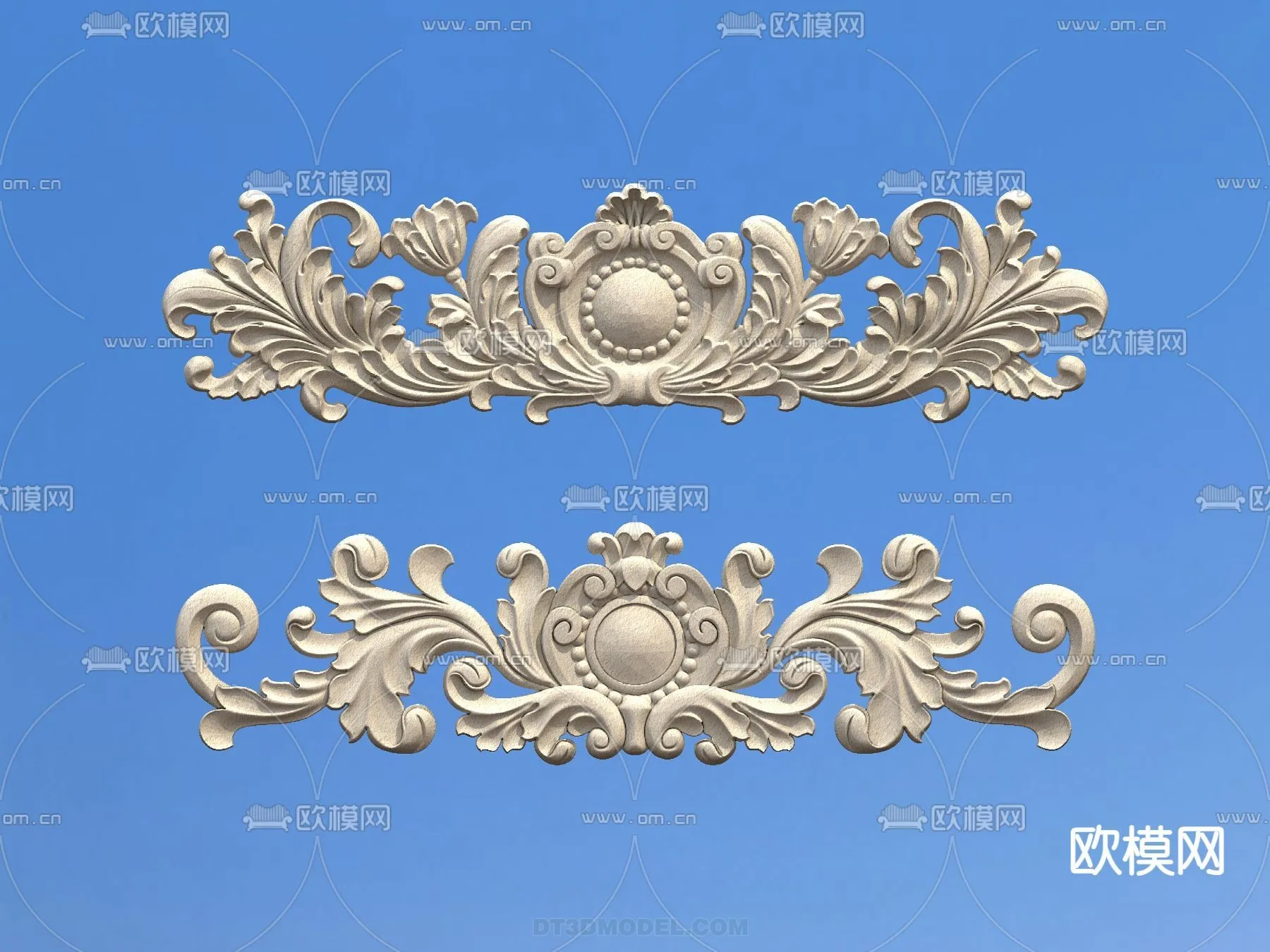 Relief with Pattern – 3D Models for Interior Decoration – 066