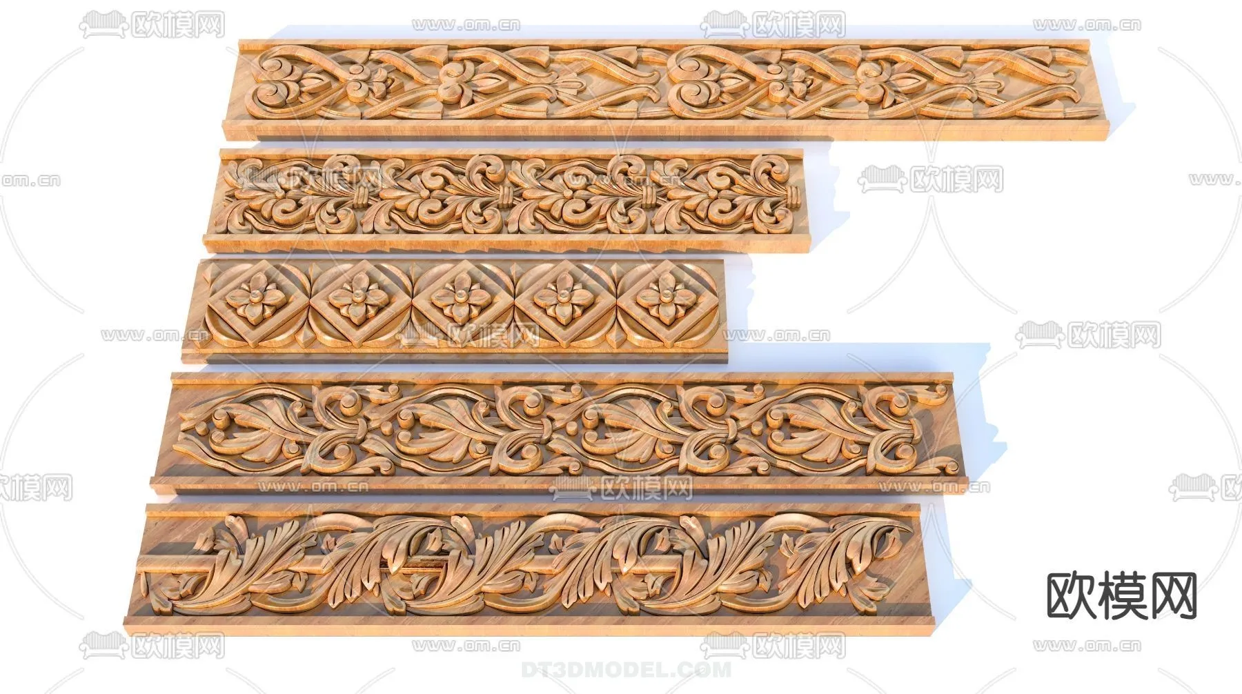 Relief with Pattern – 3D Models for Interior Decoration – 110