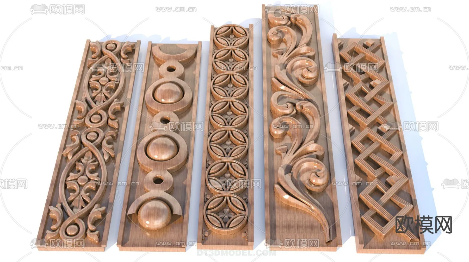 Relief with Pattern – 3D Models for Interior Decoration – 111