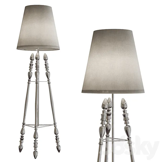 Remarkable Luxury Floor Lamps 3DS Max Model