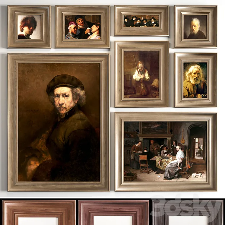 Rembrandt harmenszoon van rijn 3DS Max Model