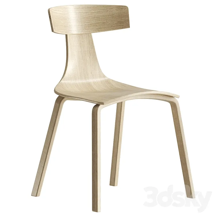 Remo Wood Chair 1415-10 by Plank 3DS Max Model