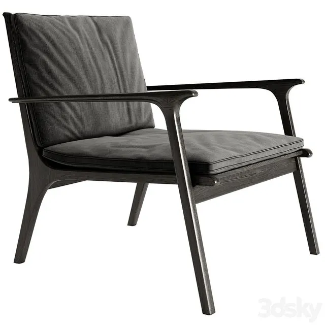 Ren Lounge Chair Large by Stellar Works 3dsMax Model
