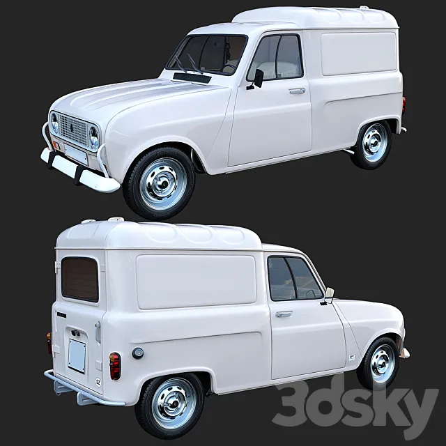 Renault R4 F4 3ds Max