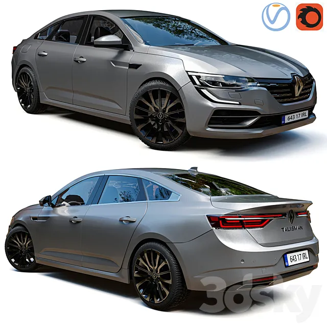 Renault Talisman 3ds Max