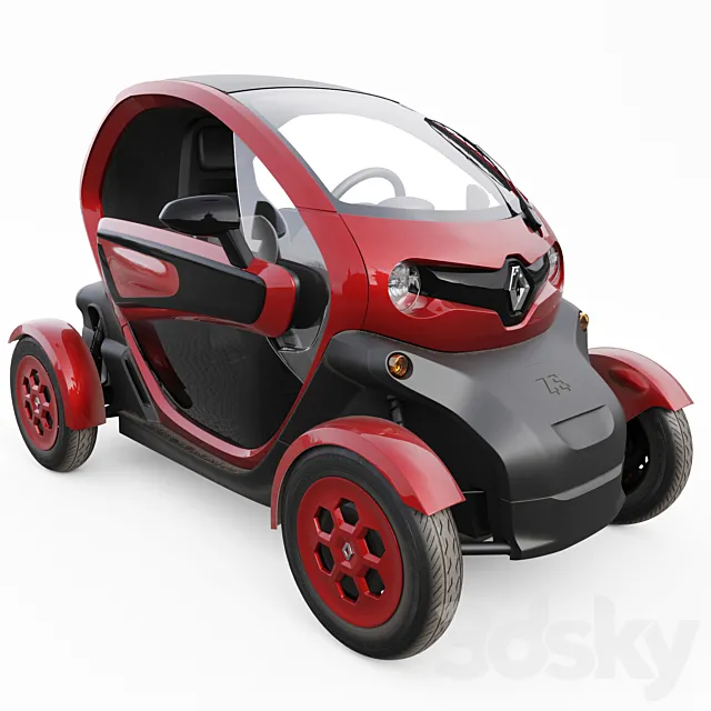 Renault Twizy 3DS Max Model