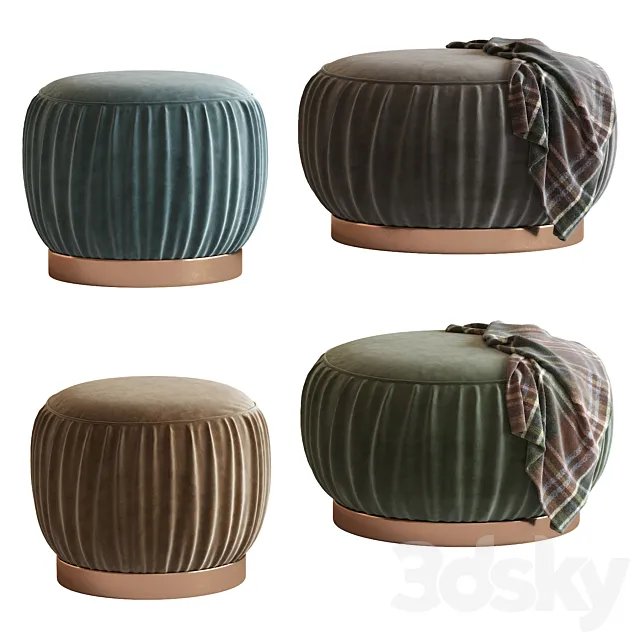 René Pouf 3DS Max Model