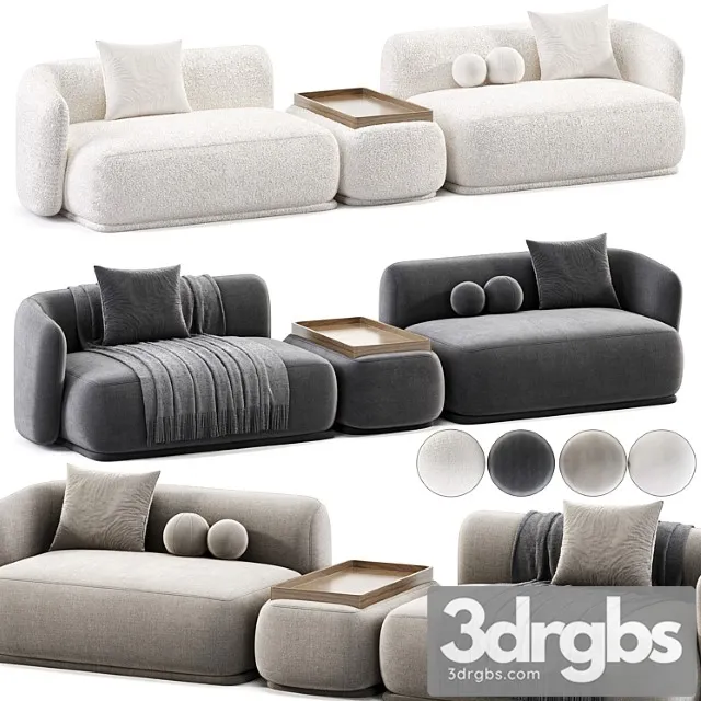 Rene Sectional Sofa 03 3dsmax Download
