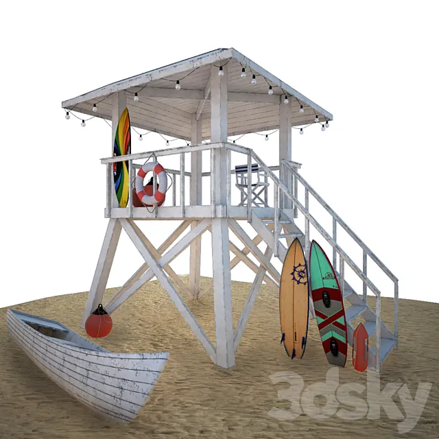 Rescue tower 3DSMax File