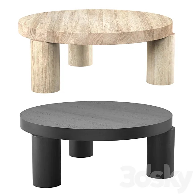 Resident Offset Coffee Table 3DS Max Model