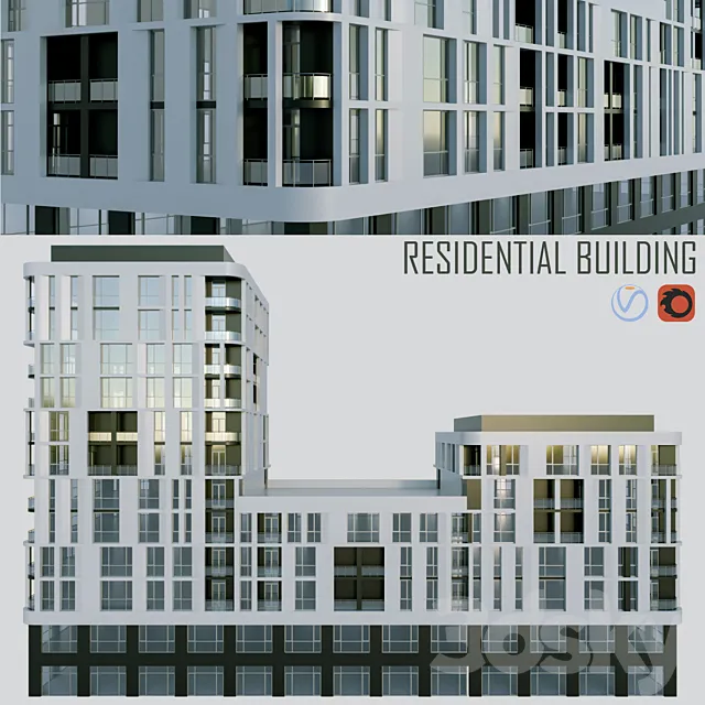 Residential building 3DSMax File