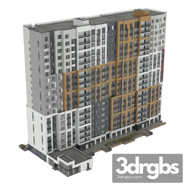 Residential Building 58 3dsmax Download