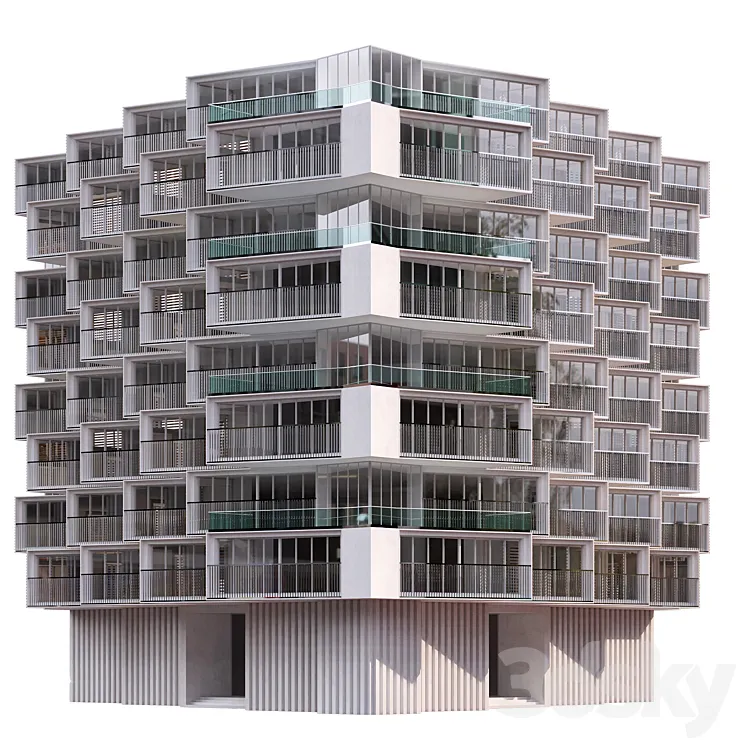 Residential Building No14 3DS Max