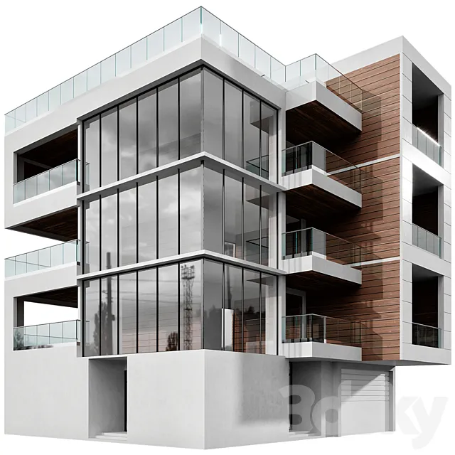 RESIDENTIAL BUILDING NO48 3ds Max