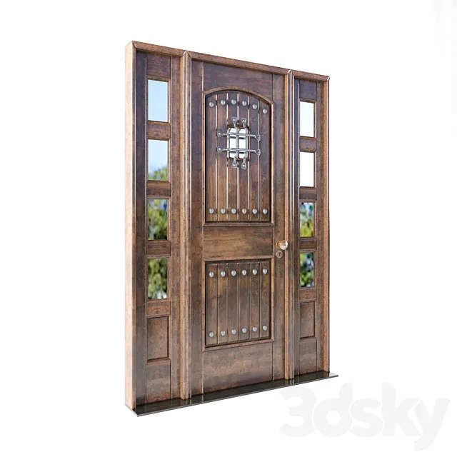 Residential Entry Door 3DS Max Model