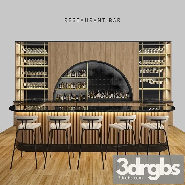Restaurant bar 6 3dsmax Download