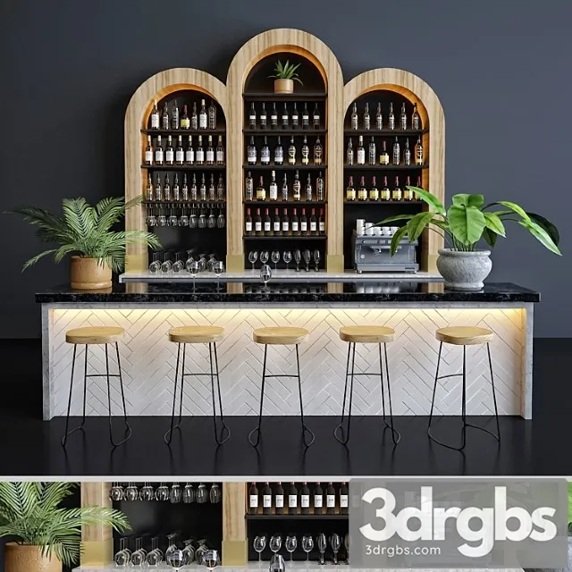 Restaurant bar 8 3dsmax Download