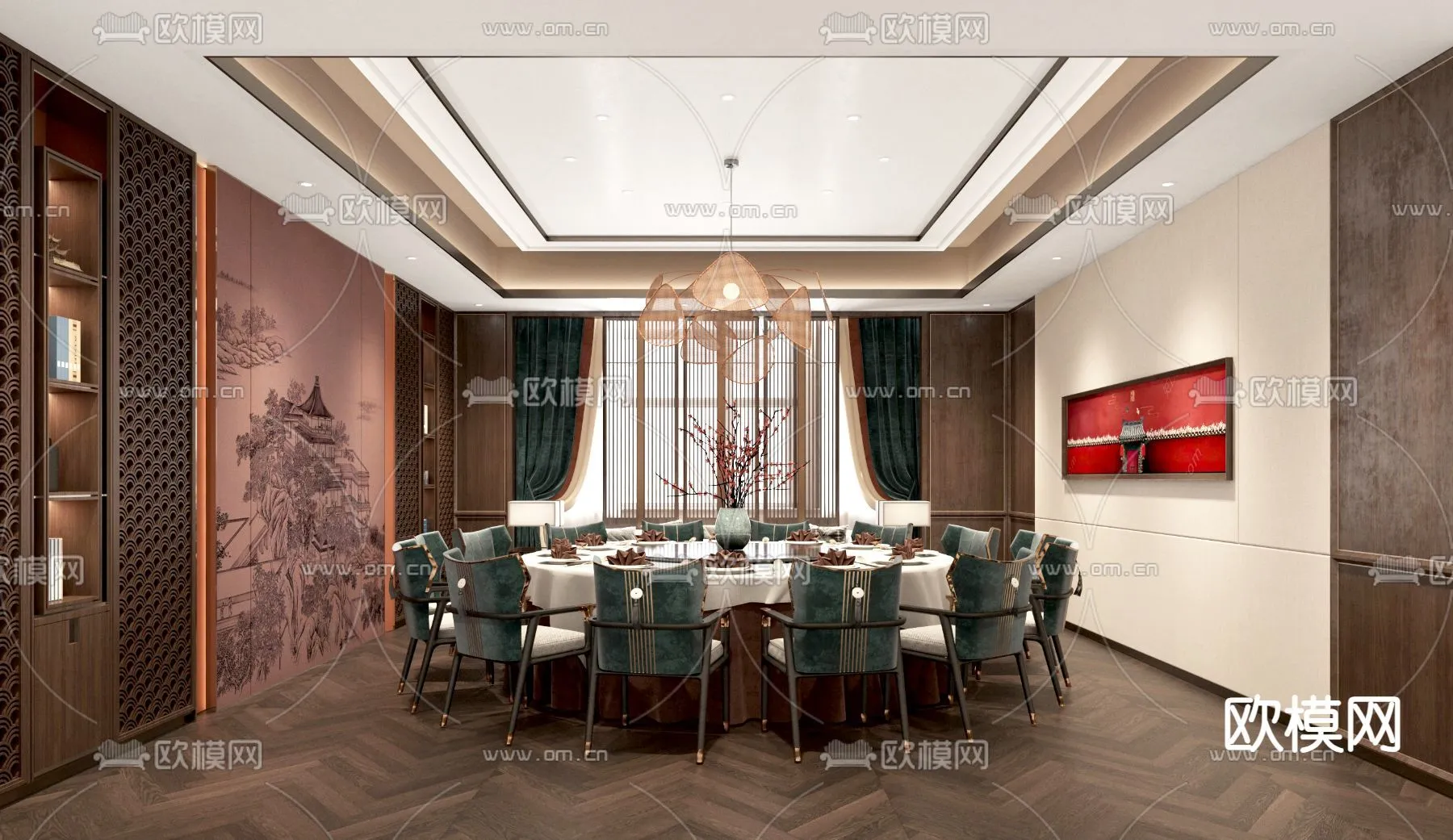 RESTAURANT & COFFEE SHOP – 3D Model For Interior Design – 10649
