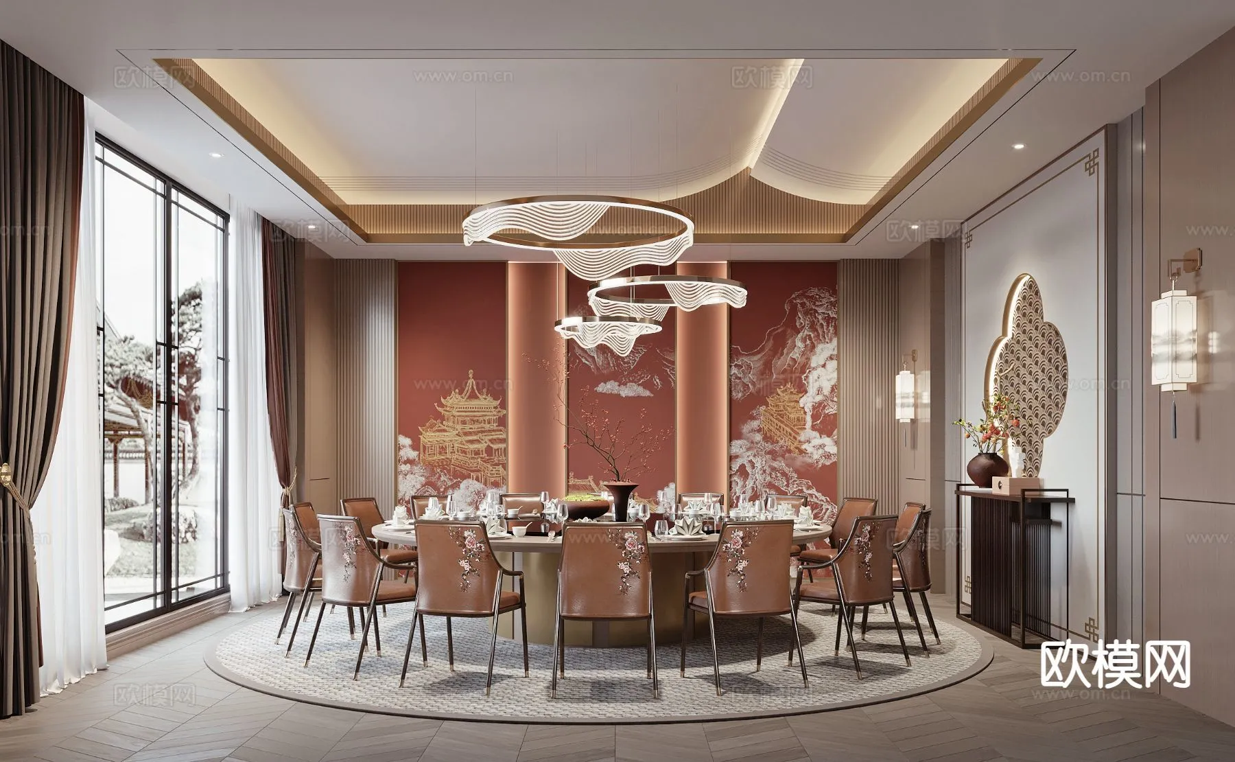RESTAURANT & COFFEE SHOP – 3D Model For Interior Design – 10653