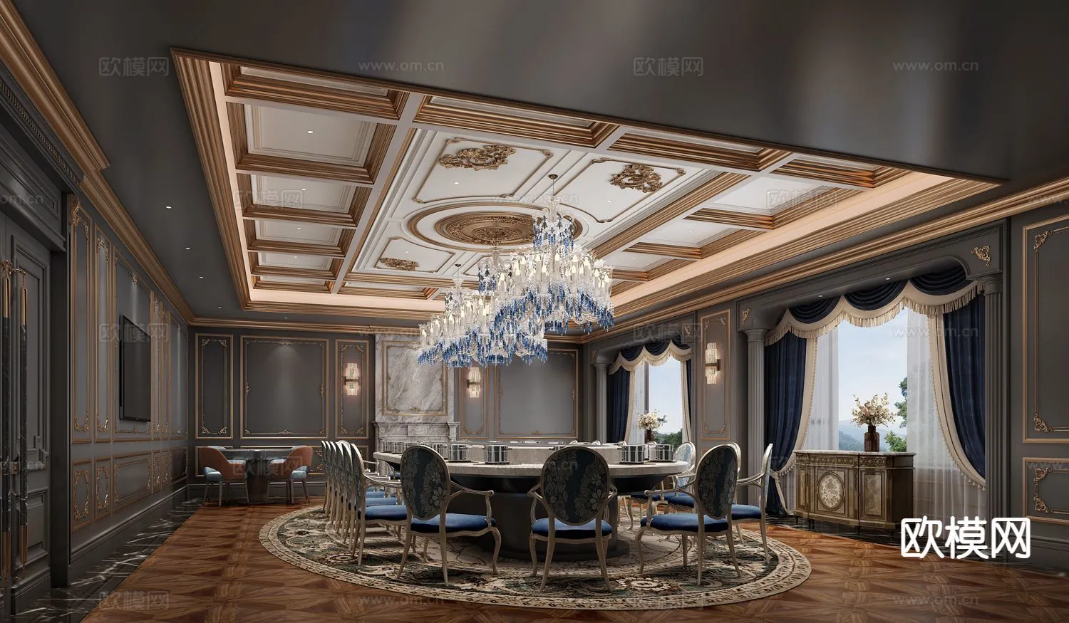 RESTAURANT & COFFEE SHOP – 3D Model For Interior Design – 10659