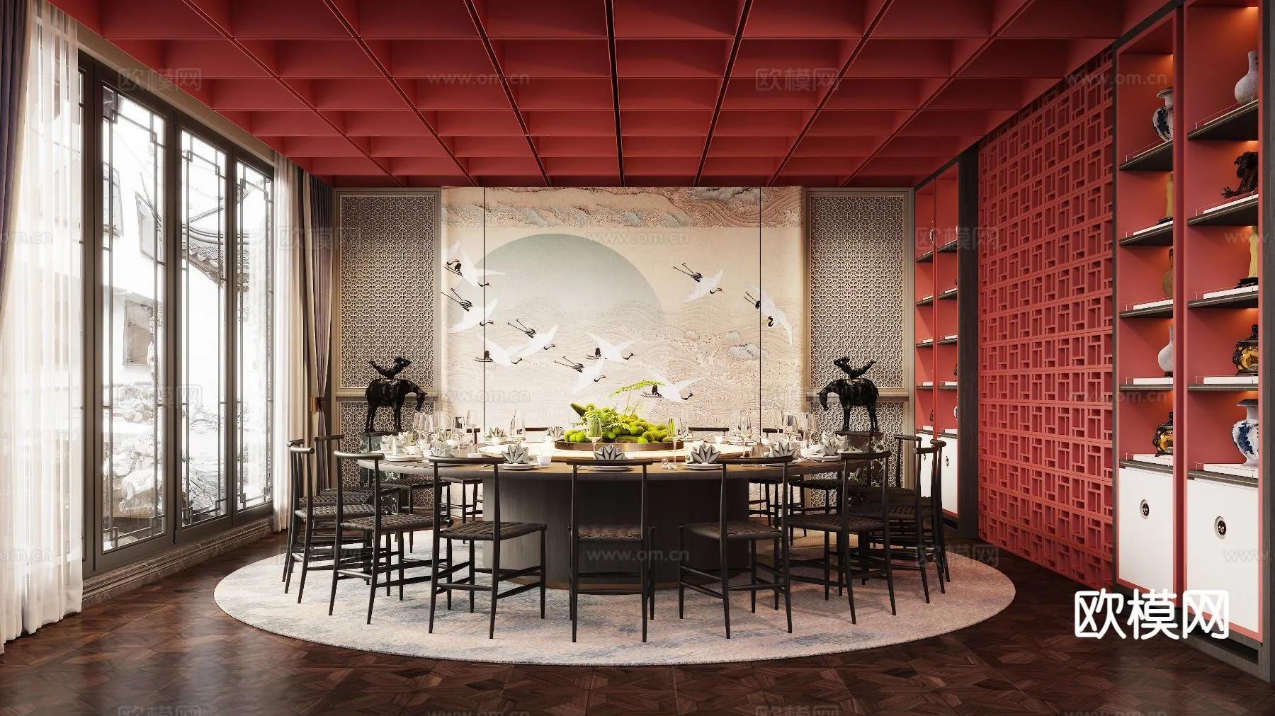 RESTAURANT & COFFEE SHOP – 3D Model For Interior Design – 10670