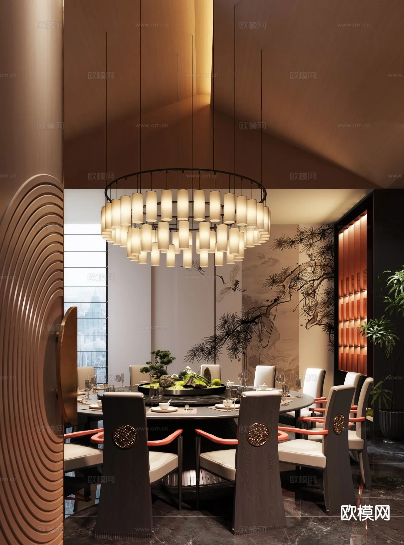 RESTAURANT & COFFEE SHOP – 3D Model For Interior Design – 10671