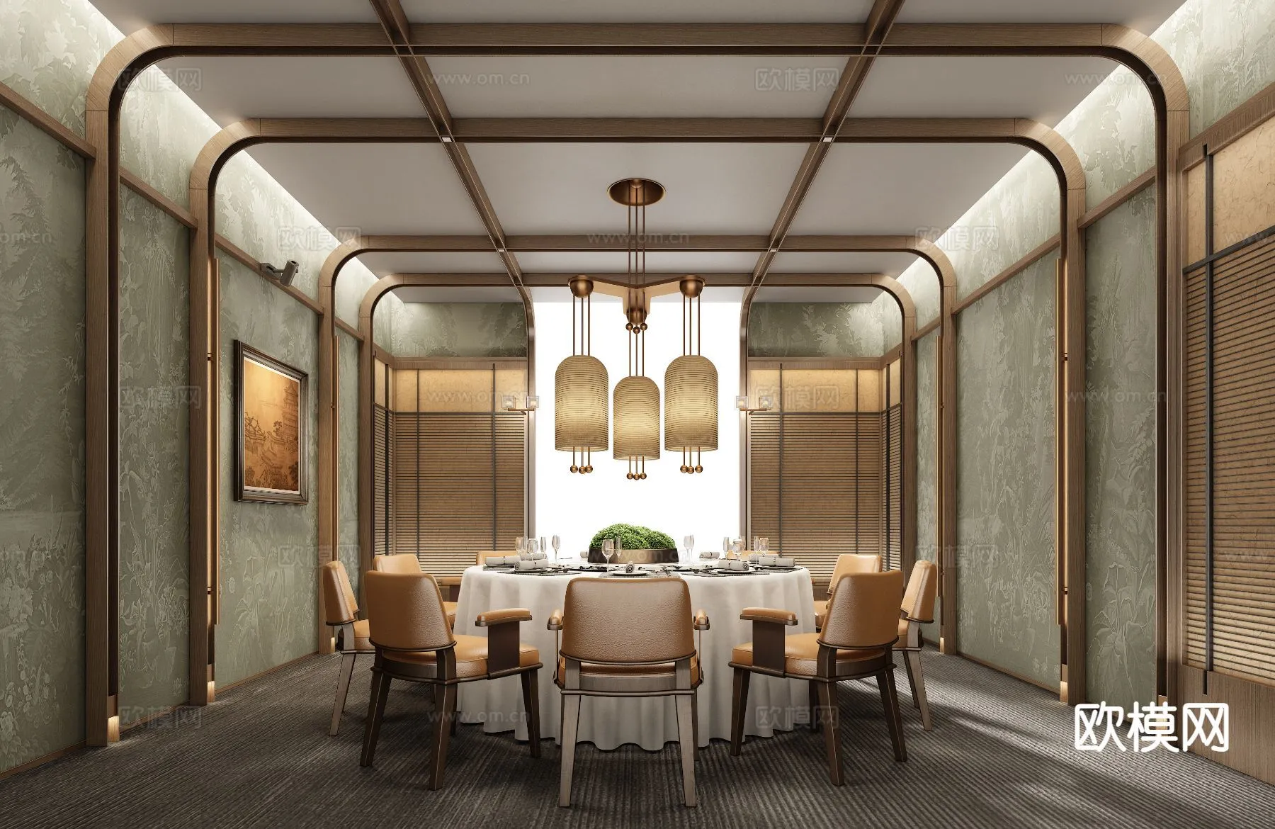 RESTAURANT & COFFEE SHOP – 3D Model For Interior Design – 10675