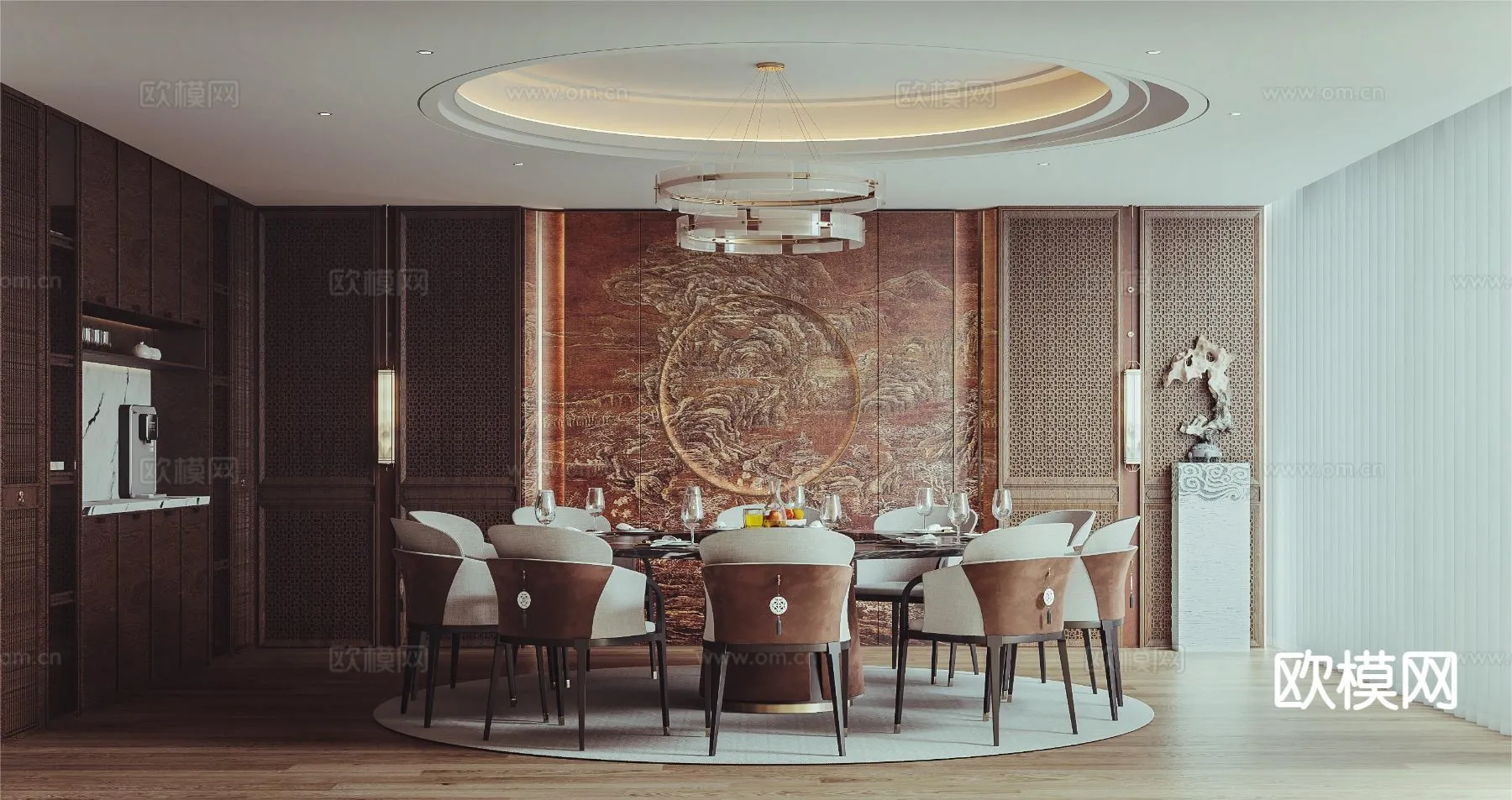 RESTAURANT & COFFEE SHOP – 3D Model For Interior Design – 10705