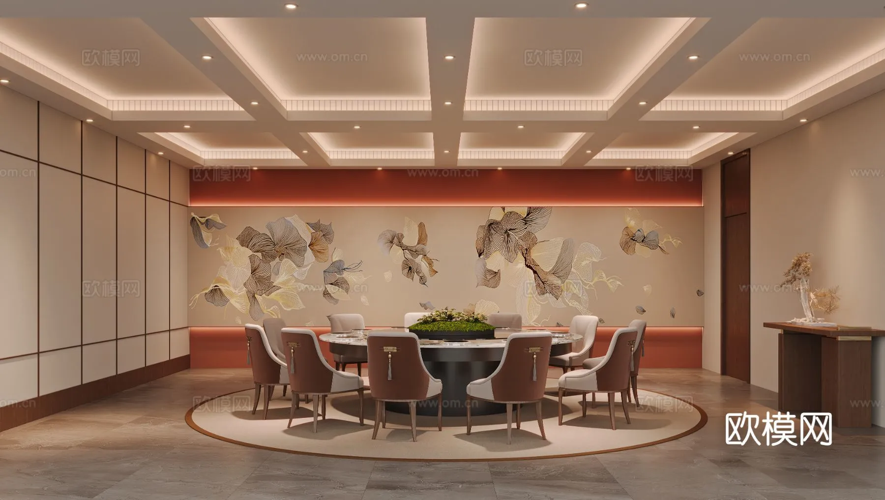 RESTAURANT & COFFEE SHOP – 3D Model For Interior Design – 10717