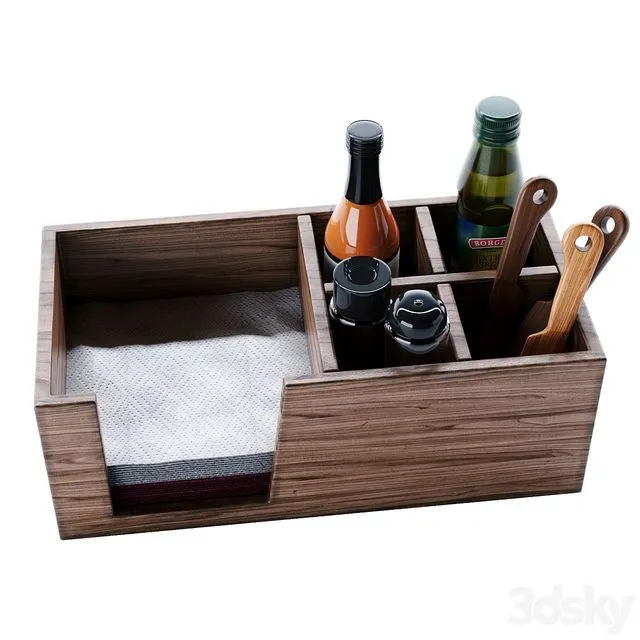 Restaurant set 2 Kitchen Other kitchen accessories 3dsMax Model