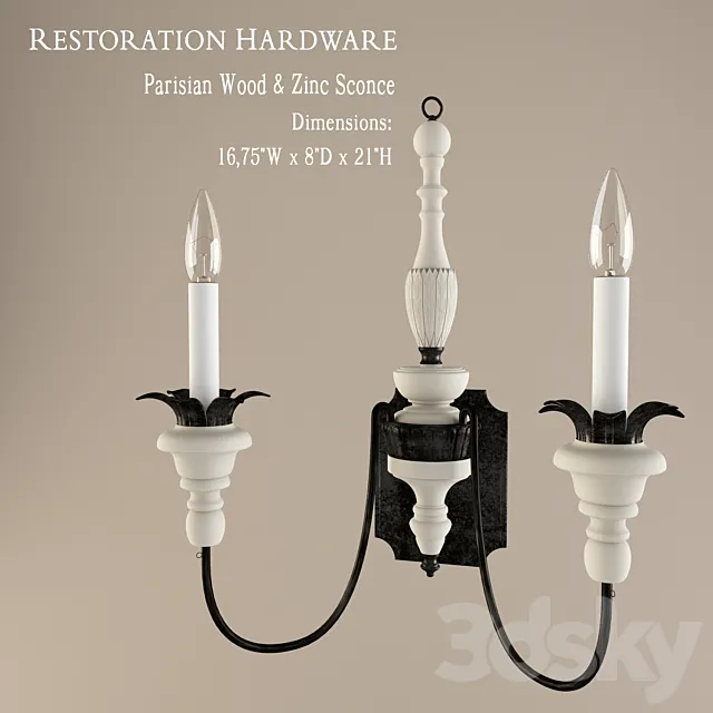 Restoration Hardware 3DS Max Model