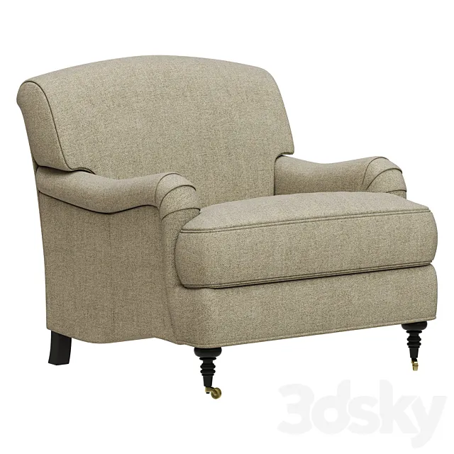 Restoration Hardware Barclay Chair 3DS Max Model