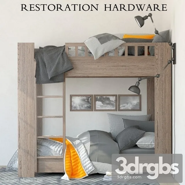 Restoration Hardware Callum bunk bed 3dsmax Download