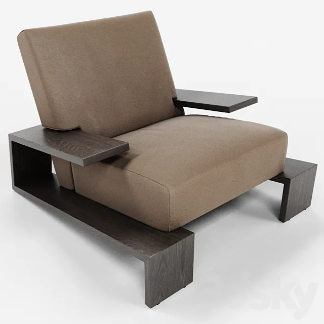 Restoration Hardware Cassel chair 3ds Max