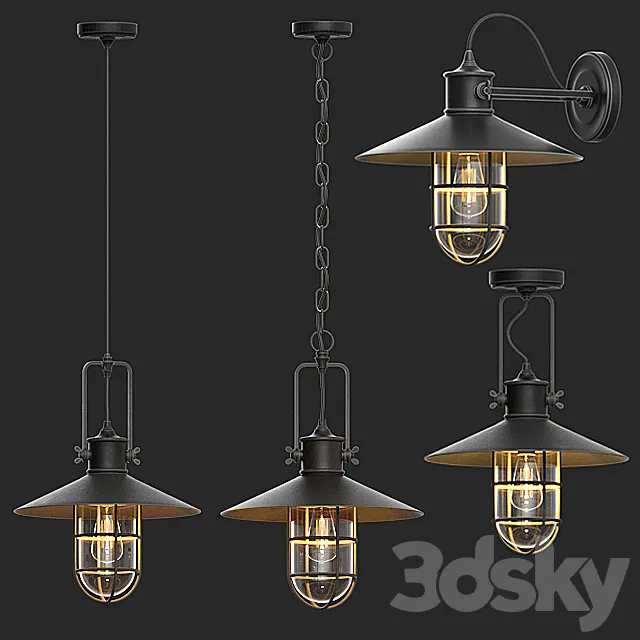 Restoration Hardware Collection HARBOR 3ds Max