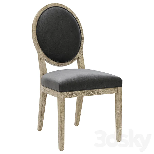 Restoration Hardware French Contemporary Round Chair 3ds Max