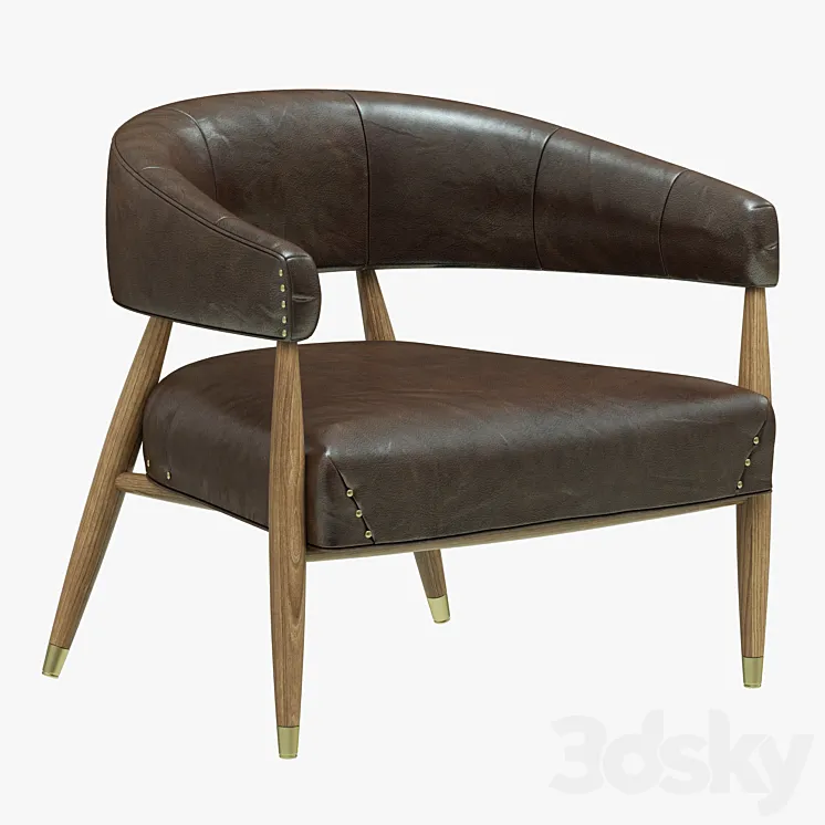 Restoration Hardware Jensen Chair 3DS Max